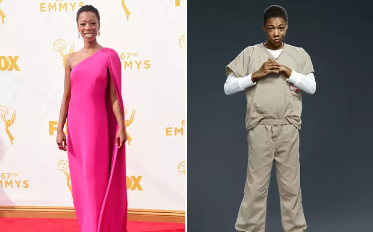 La actriz acaparó miradas con este llamativo diseño en fucsia.