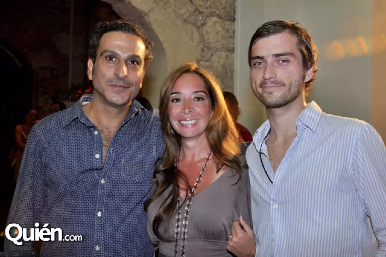 Jesús Guerra, Mercedes Kontos y David Chmilevsky Kontos