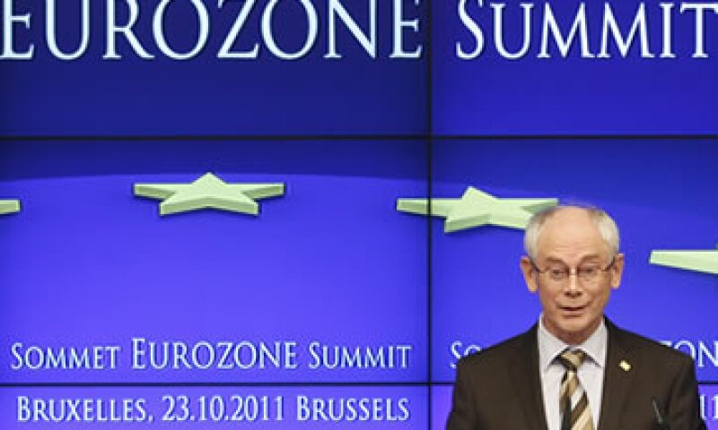 El presidente del Consejo Europeo, Herman Van Rompuy, declaró que se trata de un plan en cinco frentes, todos interconectados. (Foto: Reuters)