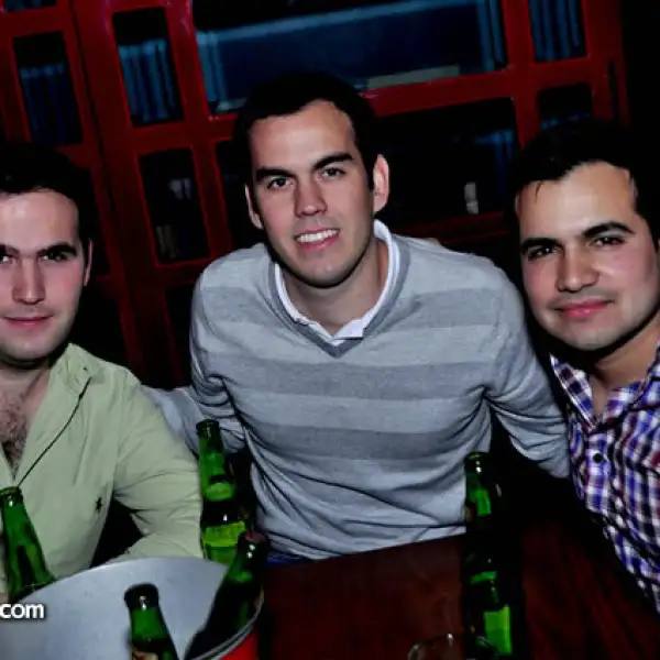 Roberto González, Erwin Sánchez y Luis Cristaldo