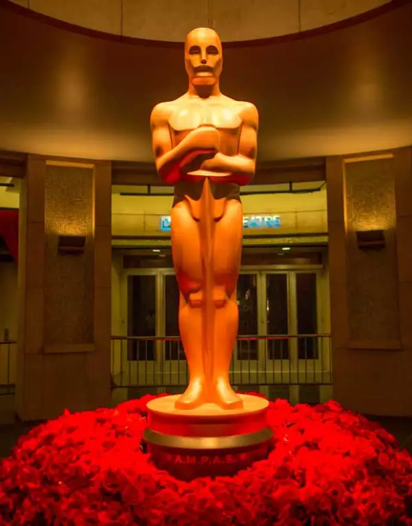 Algunos de los aspectos de anoche en la preparación para los Oscar.