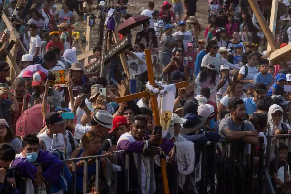 Holy Week in Iztapalapa borough in Mexico City