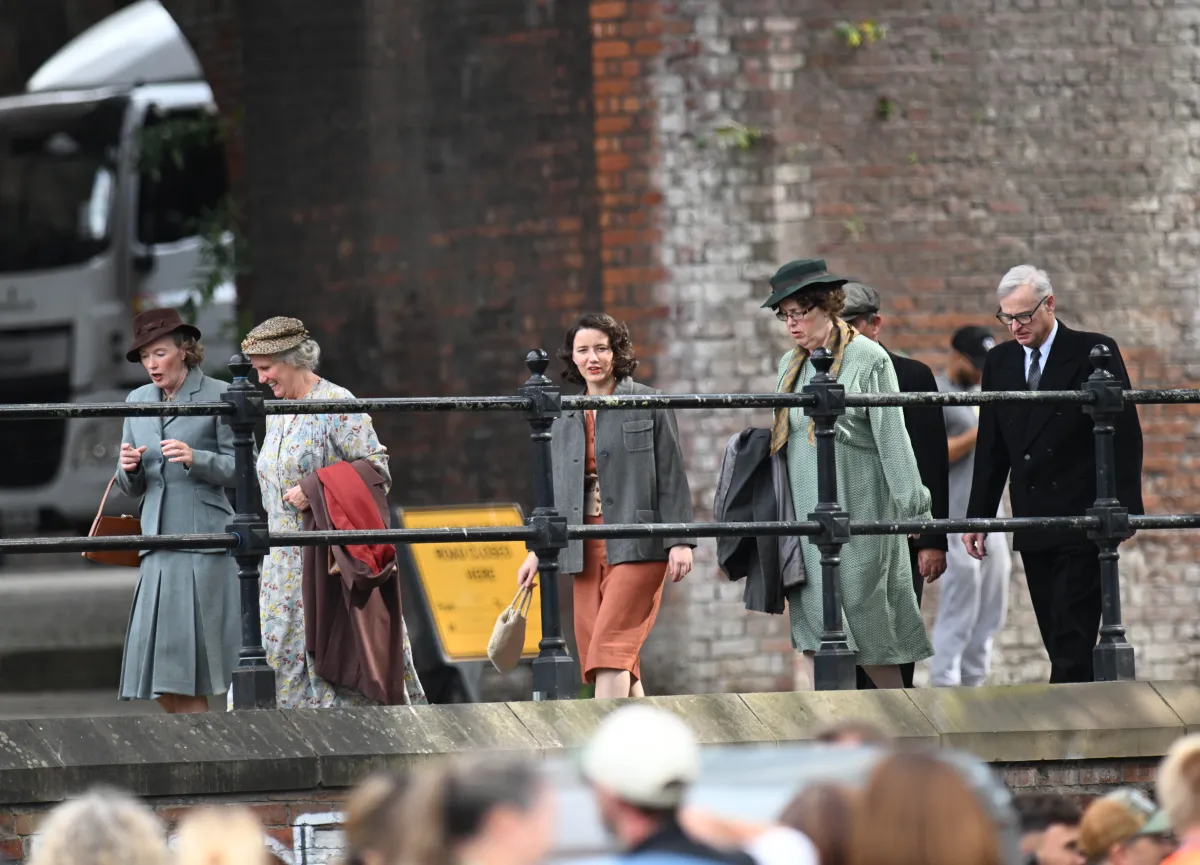 Netflix's 'The Magicians Nephew' on set filming, Manchester, UK - 26 Aug 2025