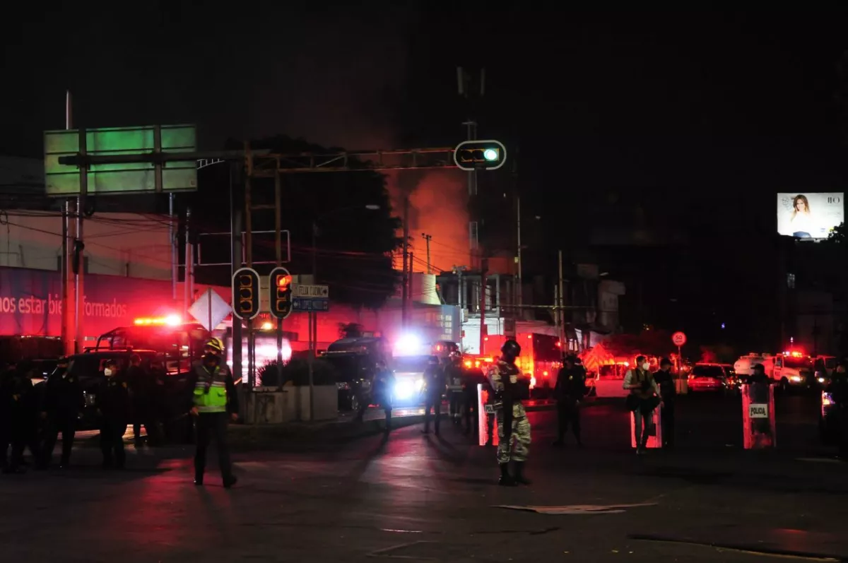 Incendio en la Benito Juárez
