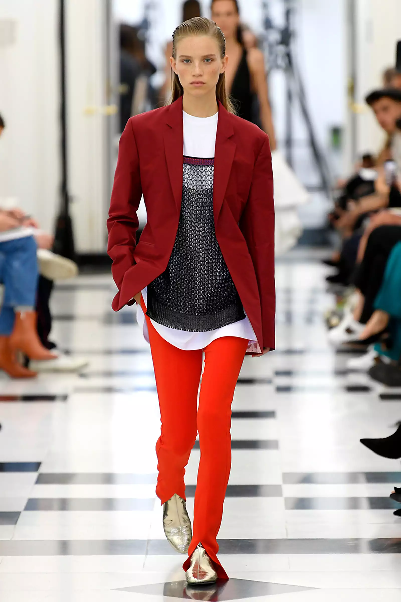 Victoria Beckham show, Runway, Spring Summer 2019, London Fashion Week, UK - 16 Sep 2018