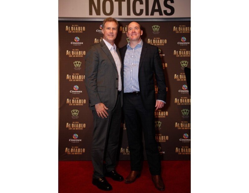 El actor estadounidense se encuentra de visita en el país para promocionar su nueva película “Al diablo con las noticias”.