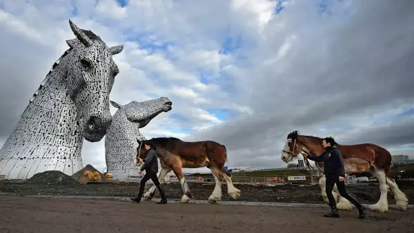 Completion Of The World's Largest Of Equine Sculptures