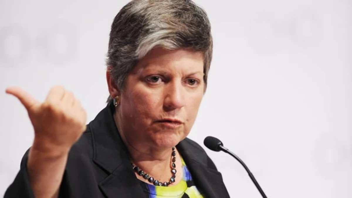 Janet Napolitano en entrevista
