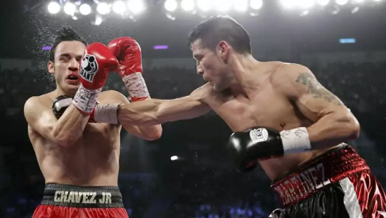Combate entre Julio Cesar Chavez y Sergio Martínez