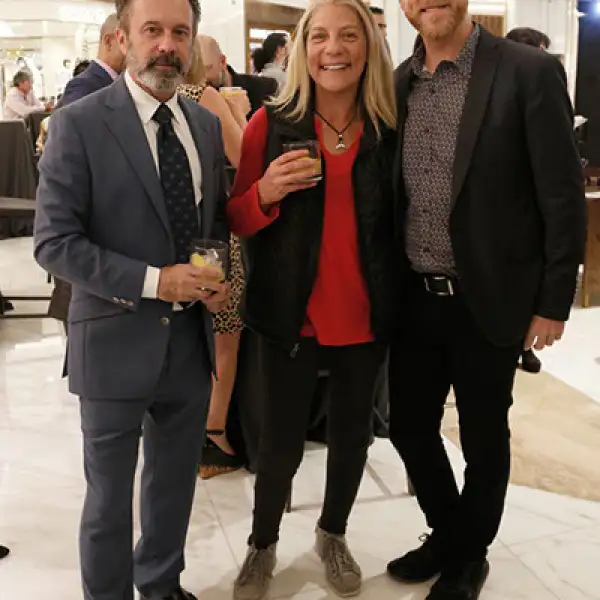 Manuel Pinamontano, Monique Izcovich y Ricardo Covalin