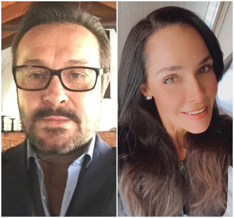 Arturo Peniche y Sharis Cid.