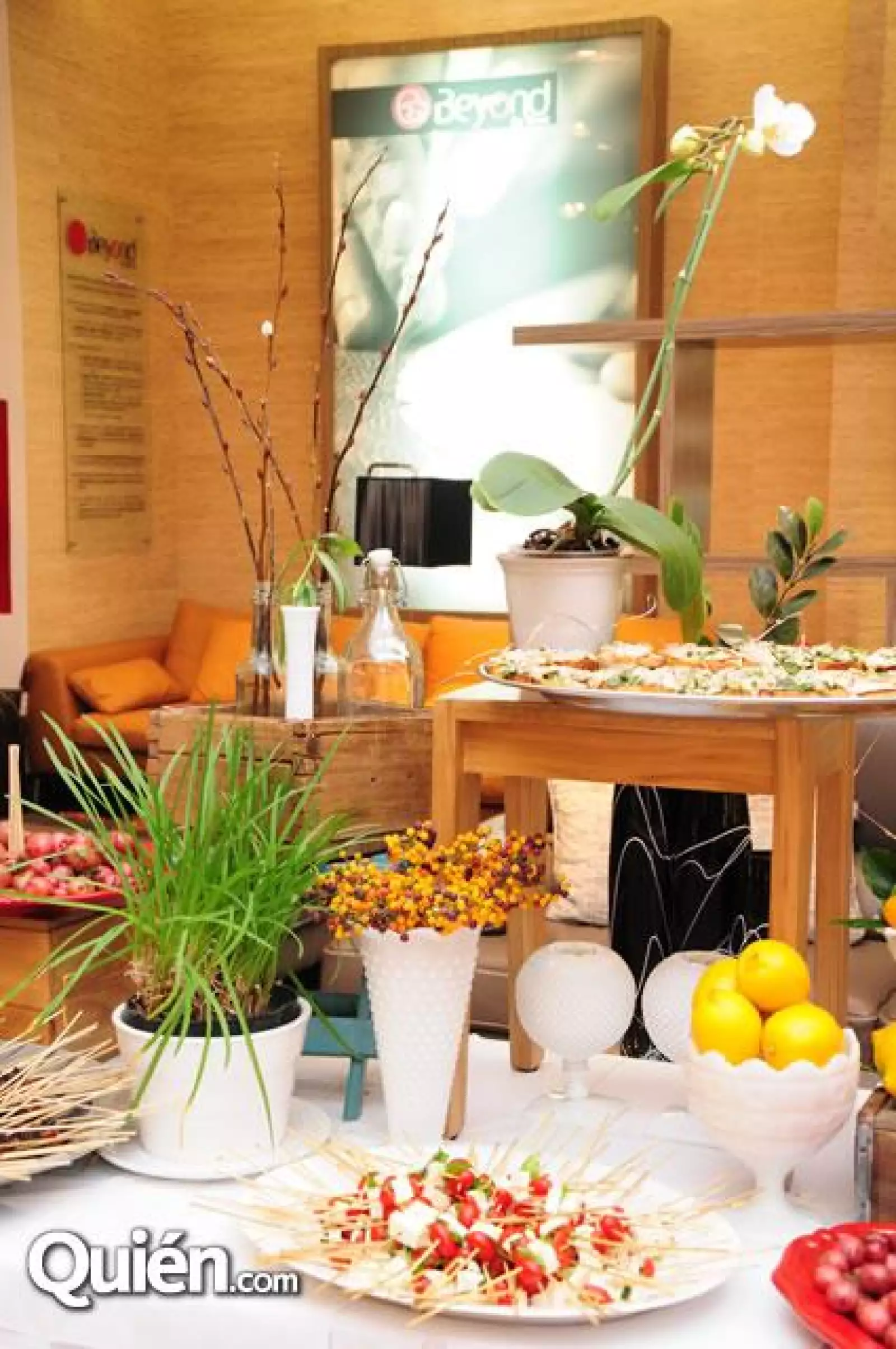 Detalle mesa servida por Candelaria