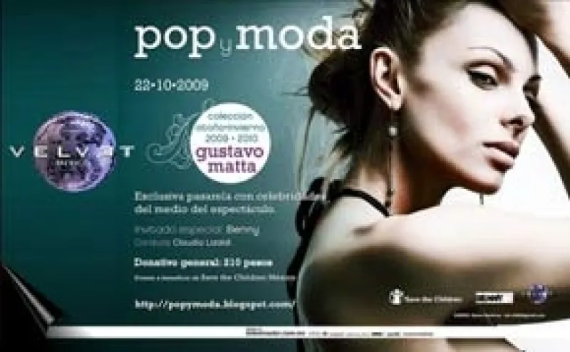 El cantautor y el diseñador sumaron sus talentos en pro del bienestar de la niñez mexicana de escasos recursos con el evento Pop y moda, celebrado en un centro nocturno al sur del Distrito Federal