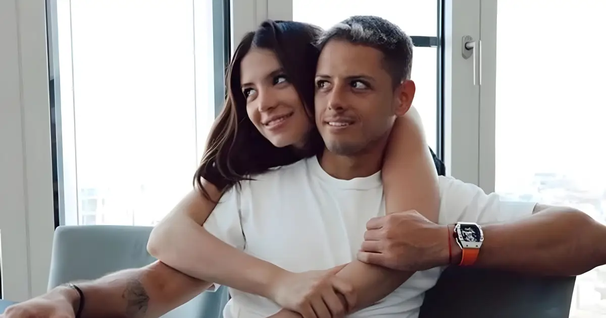 Javier ‘Chicharito’ Hernández y Sarah Kohan 