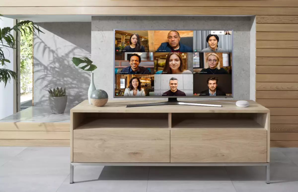 Google Meet en Chromecast