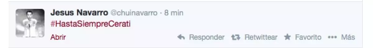 Jesús Navarro, cantante mexicano.