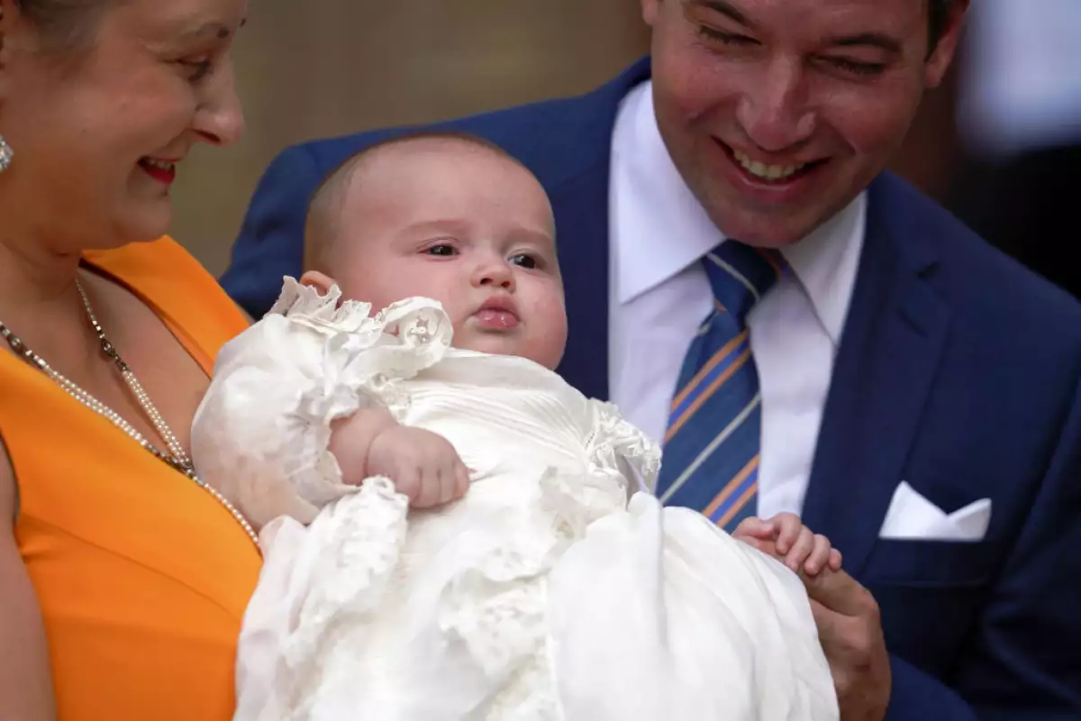 Baptism Of Prince Charles Of Luxembourg At L'Abbaye St Maurice De Clervaux