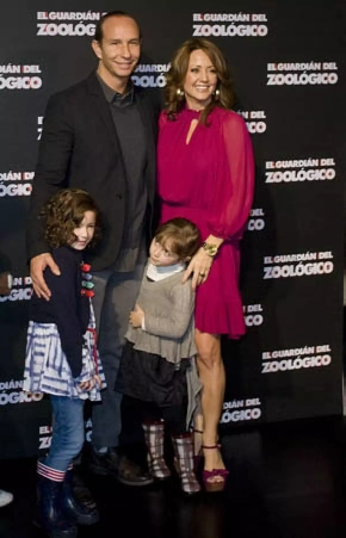 La famosa pareja se encargó de darle voz a una divertida pareja de leones en la cinta infantil "El guardián del zoológico".