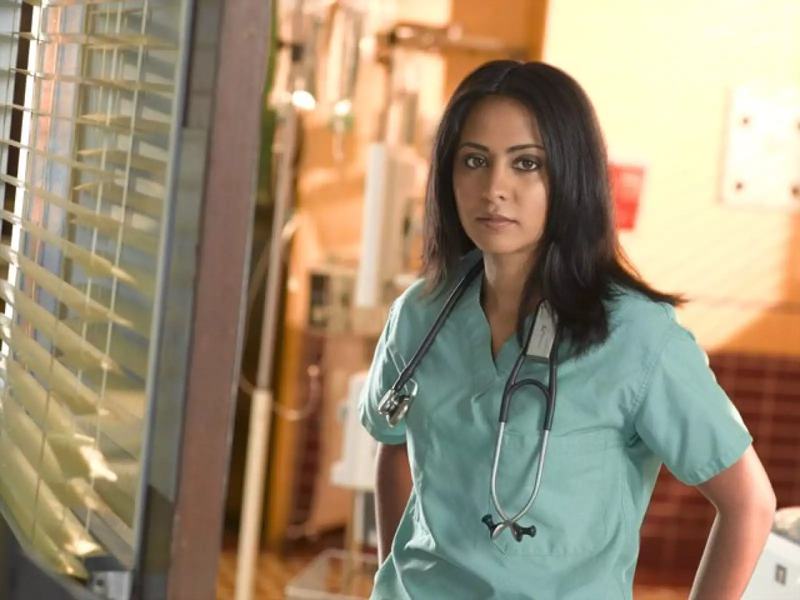 Parminder Nagra hizo sus primeras apariciones en ER como Neela Rasgotra, una interna del County General Hospital el 25 de Septiembre del 2003. Esta era la primera actriz india en la TV norteamericana que interpretaba a una doctora.