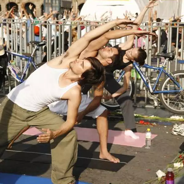 Yoga en el zocalo