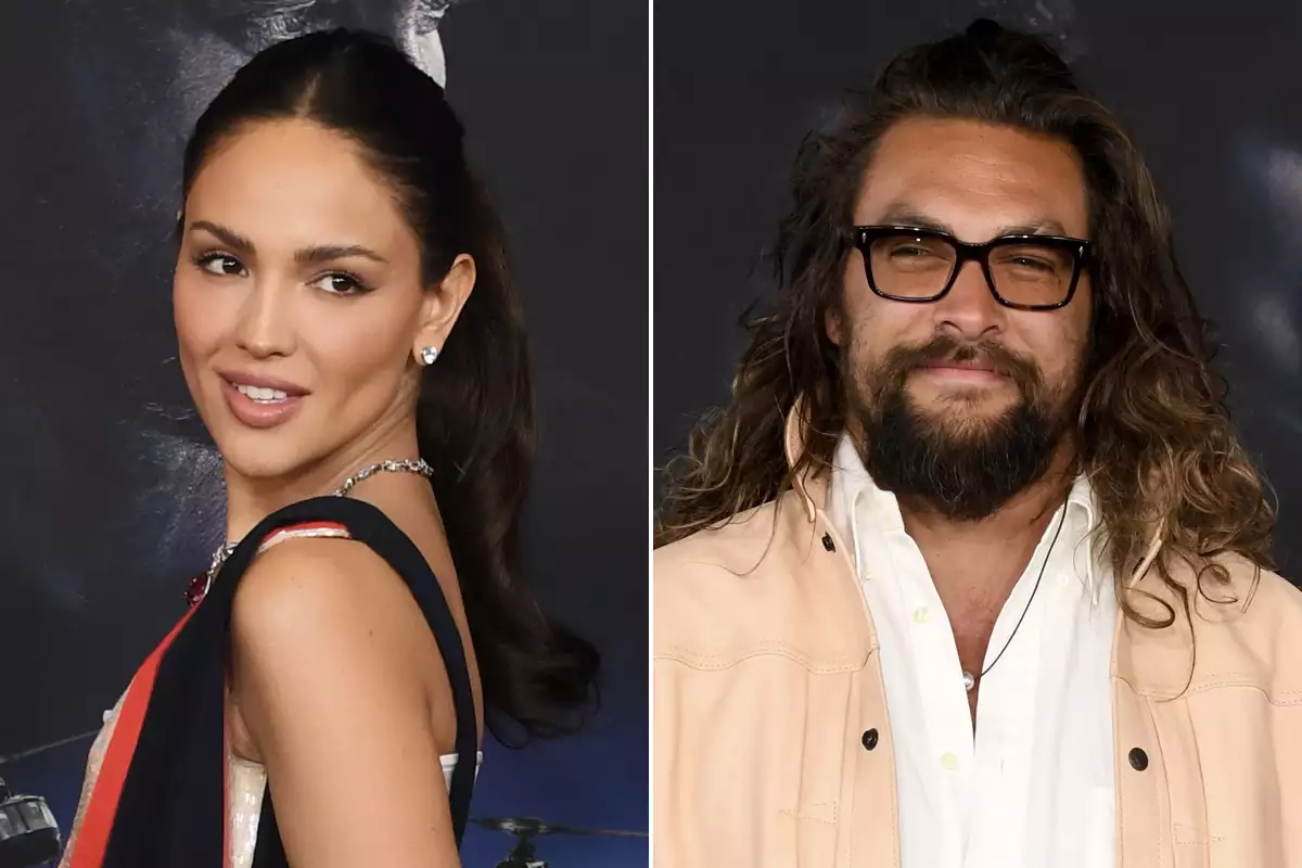 Eiza Gonzalez y Jason Momoa fueron captados juntos en una motocicleta
