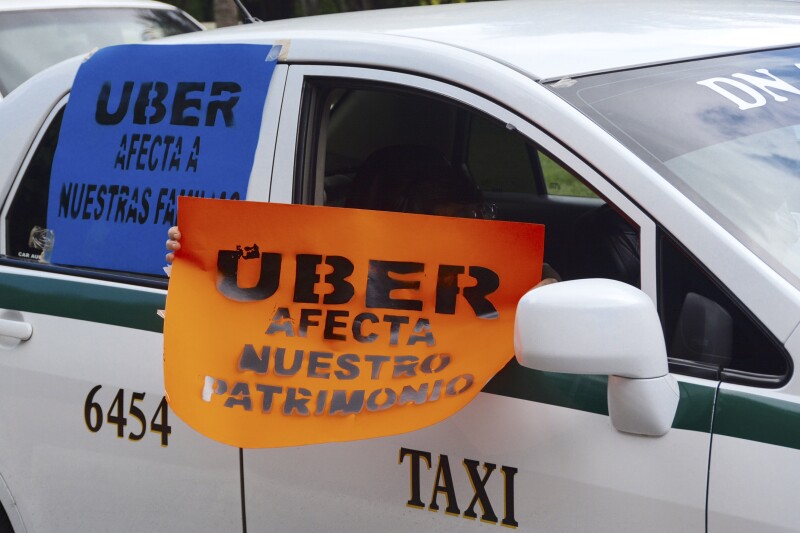 Respaldo a los taxistas