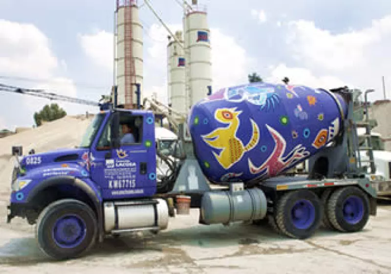 Planta de Concretos Moctezuma, en la Ciudad de México. (Foto: Gunther Sahagún)