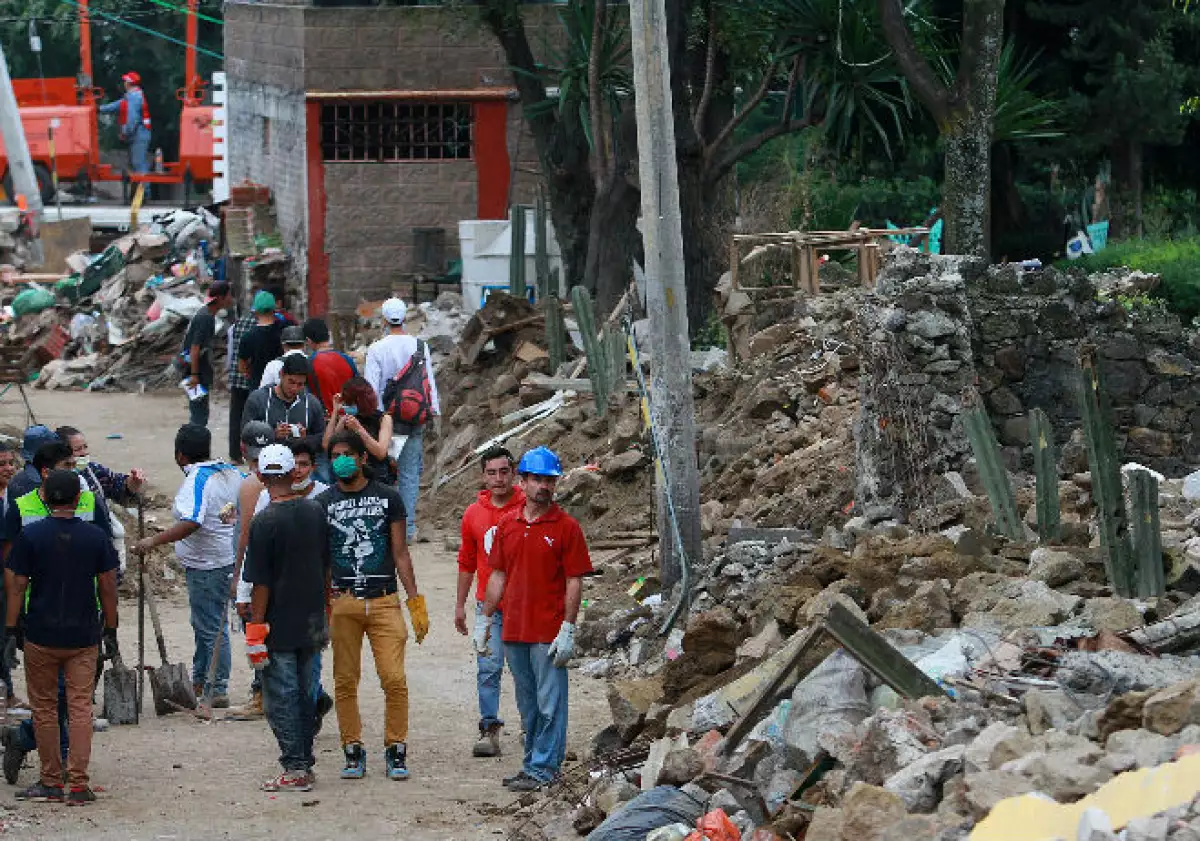 Delegación Xochimilco en desastre