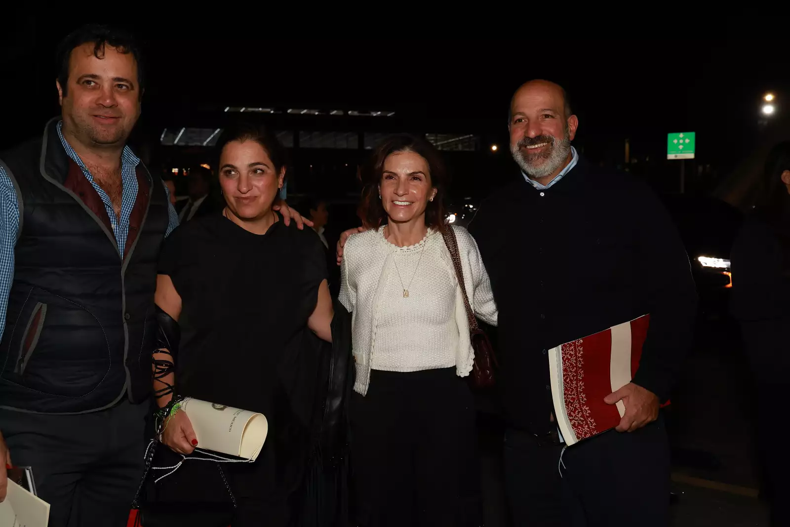 Bobby Slim, Soumaya Slim Domit,  María de Jesús Aramburu y Pat