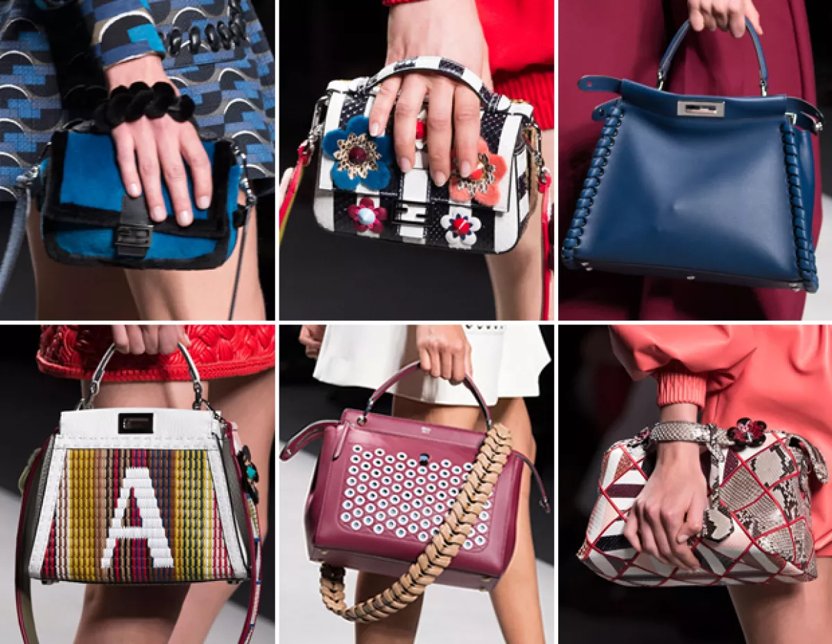Las divertidas bolsas de Fendi SS16.
