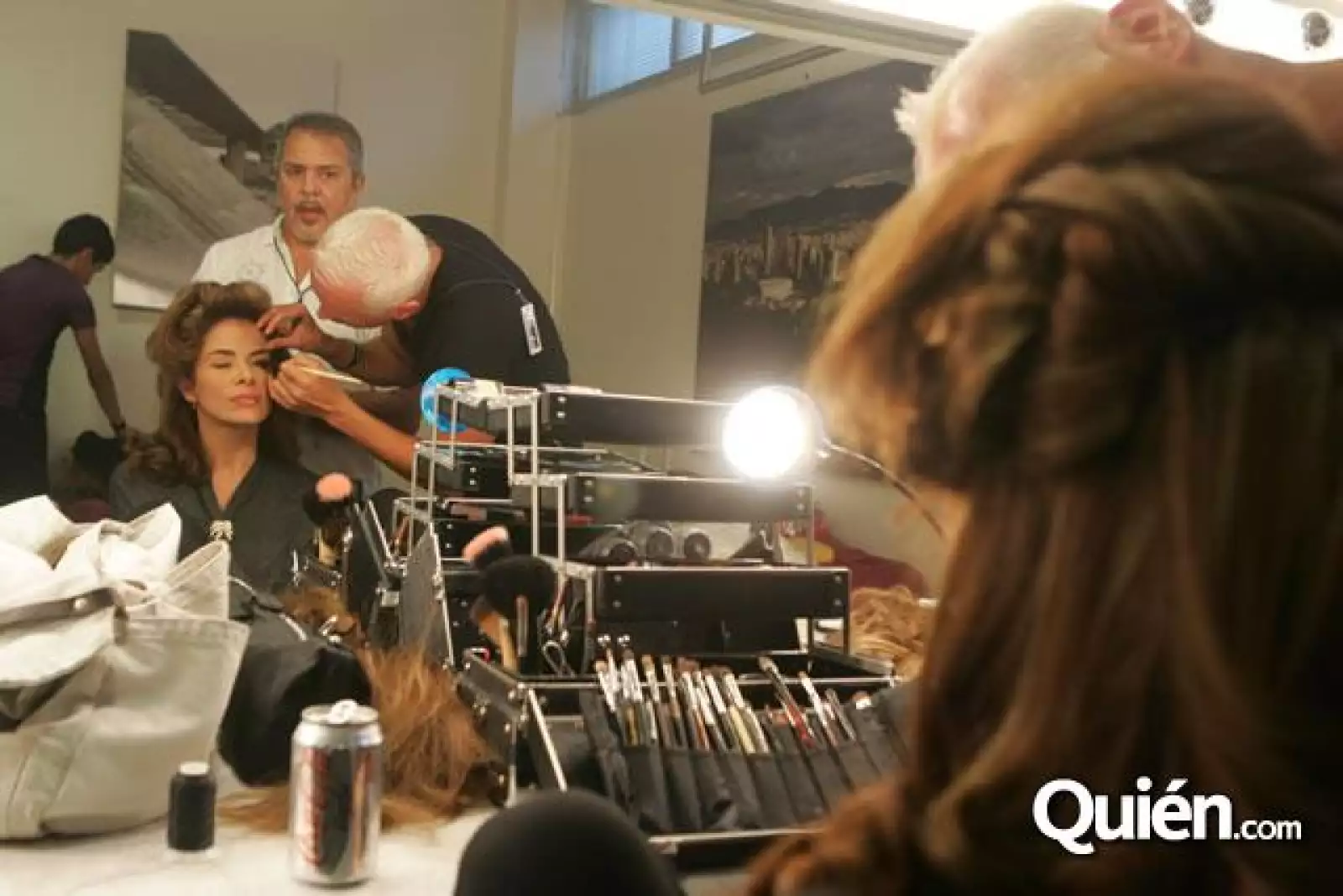 Backstage Gloria Trevi