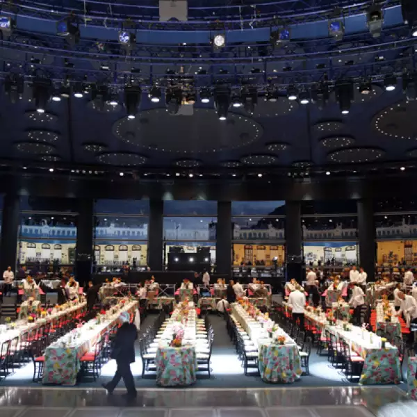 Vista de la decoración del Montecarlo Sporting Club de Mónaco.