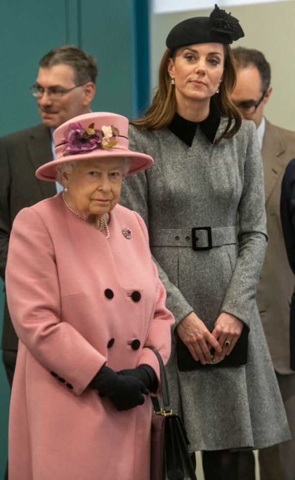 Kate Middleton y la reina Isabel