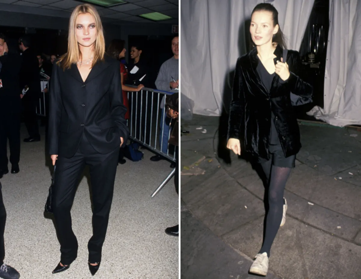 Kate Moss rompió con lo que se conocía en el mundo del modelaje y fue conocida por su estilo.