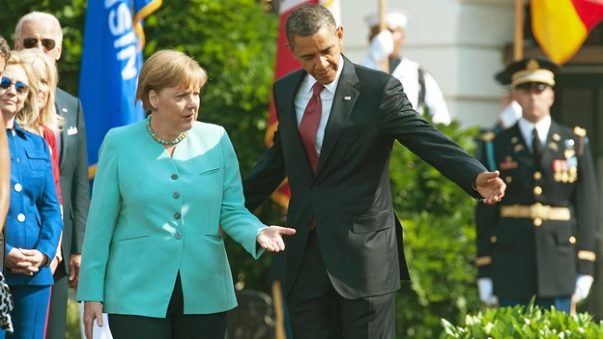 EU - Alemania - Obama y Merkel