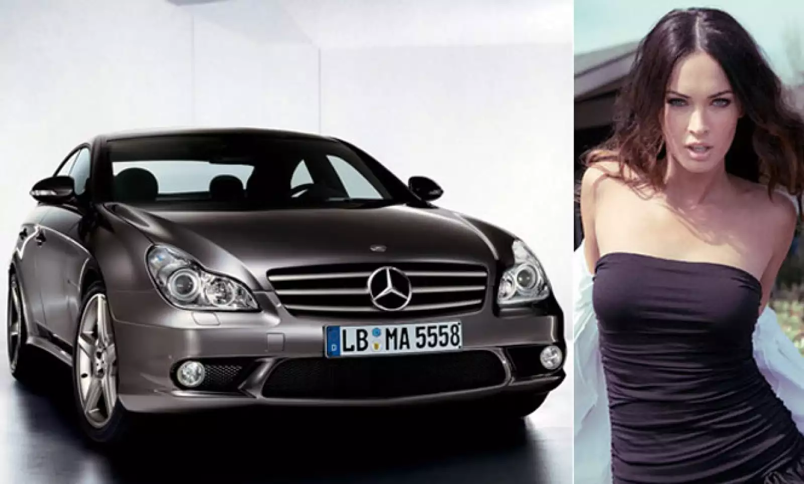 Otro de los vehículos que aparecen en el garaje de la modelo y actriz, es un Mercedes Benz CLS 55 AMG.