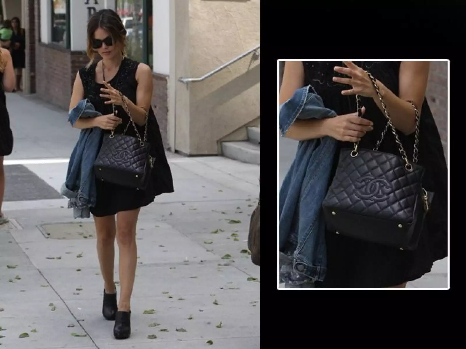 Rachel Bilson salió de compras en Beverly Hills, California, con un Chanel.