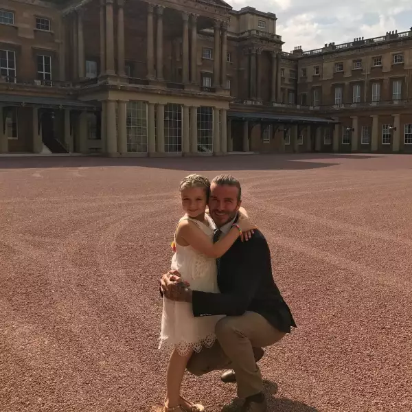 Harper es la hija menor de los Beckham