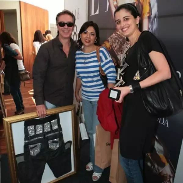 Samy Saadia, Erika Barroso y Jeane Agustini