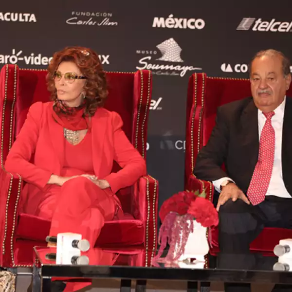 Sophia Loren,Carlos Slim