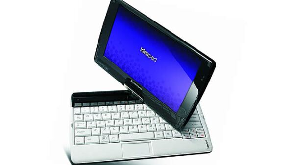 La empresa fabricante de computadoras, Lenovo, comercializará en los próximos meses una netbook con pantalla táctil capaz de usarse con o sin el teclado.