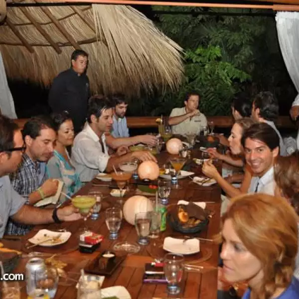 Cena en el restaurante de Eduardo Palazuelos