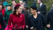 The Royal Family Attend Church On Christmas Day