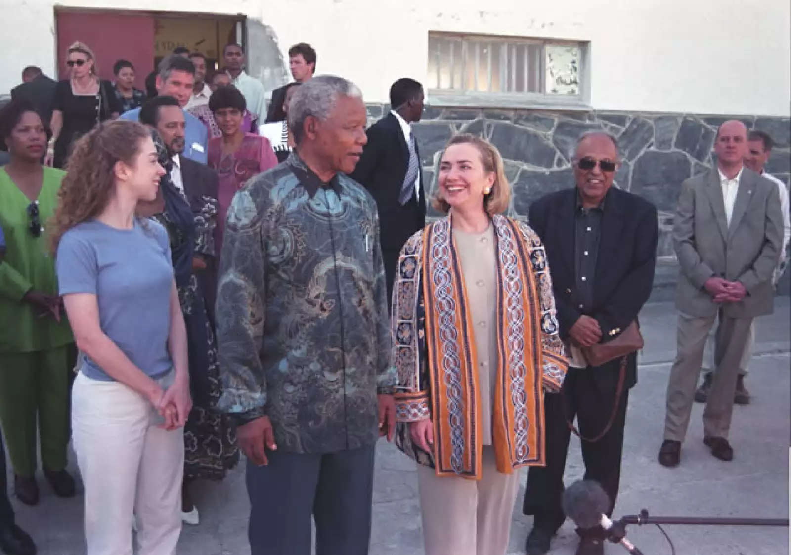 Hillary Clinton se reunió en varias ocasiones con Mandela, aquí en 1997.