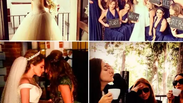 La actriz ha aprovechado las redes sociales para compartir los mejores momentos de su boda y su alegría posterior a ella.