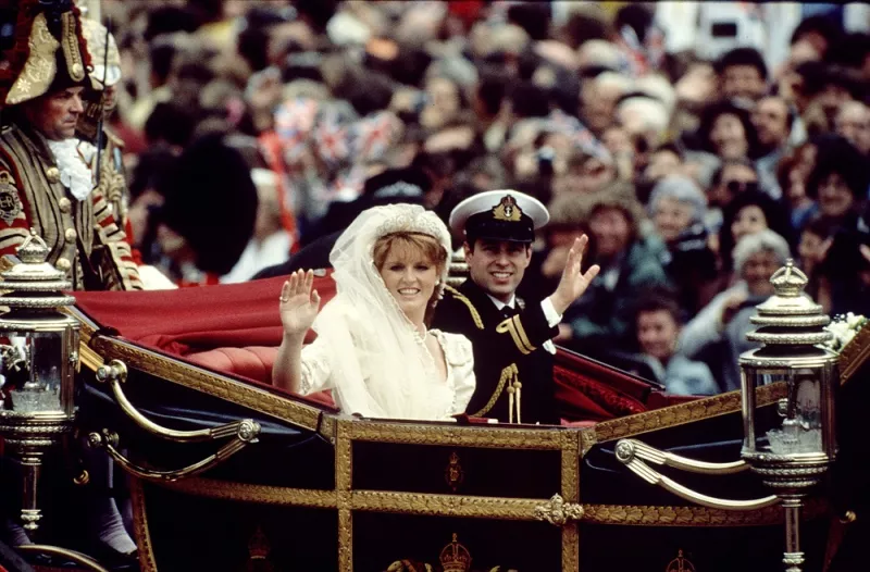 Sarah Ferguson y el príncipe Andrés
