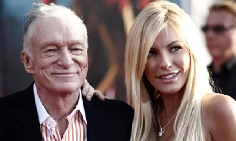 Hefner le propuso matrimonio a Harris en la Víspera de Navidad, según anunció por Twitter en ese momento. (Foto: AP)