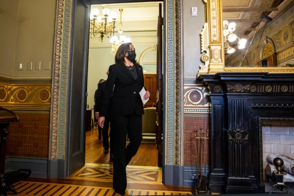 Vice President Harris Swears In Department Of Homeland Security Chief Mayorkas