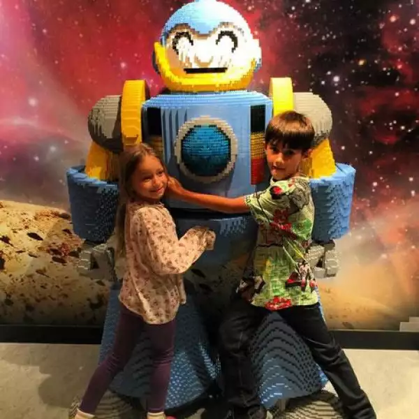 ¡Legoland! Los hijos de Liliana Sada se divirtieron al máximo durante su visita.
