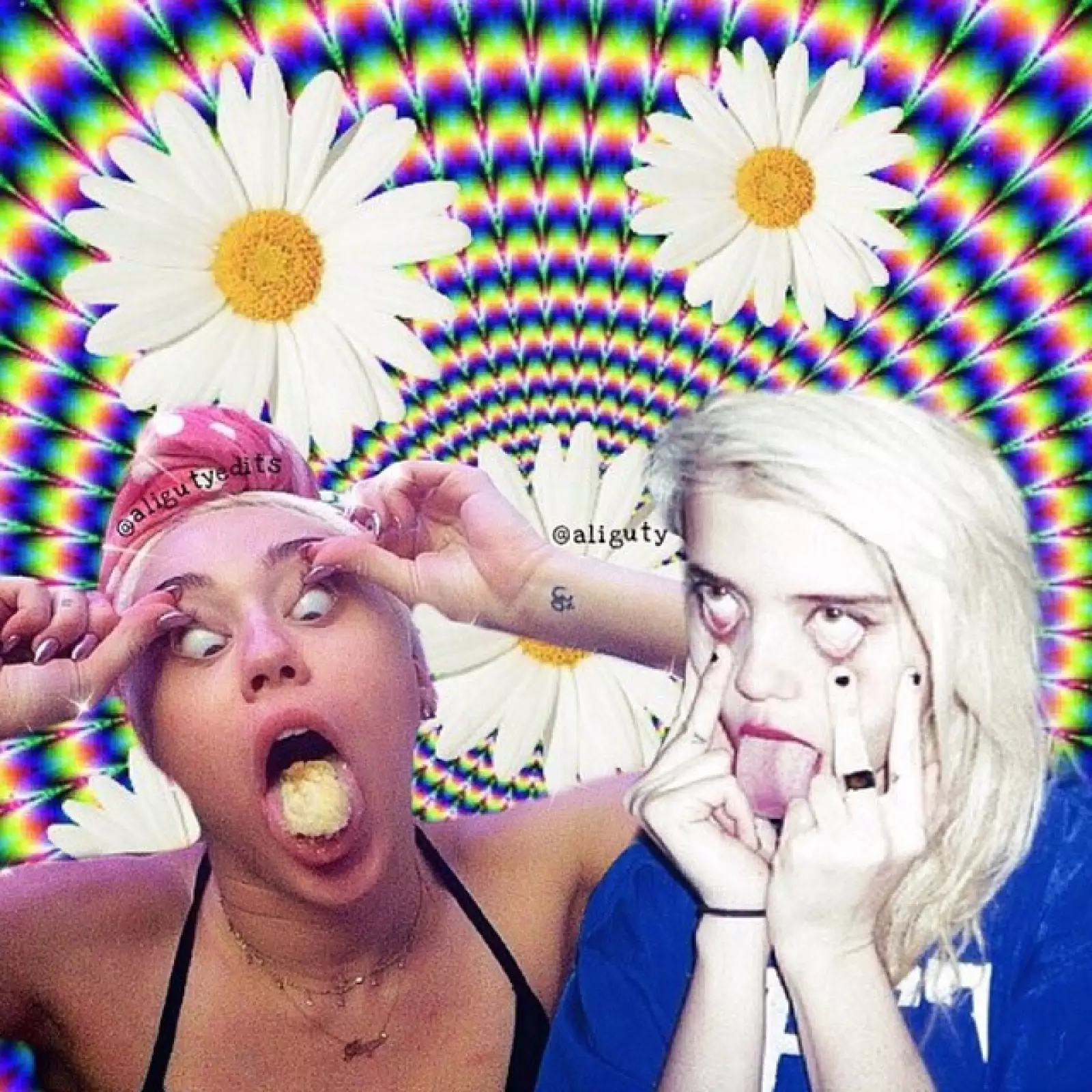 Miley y Sky Ferreira en un nada agradable montaje.